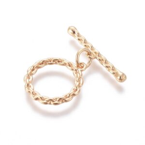 T-Kinnis 14x2mm (Brass 18K Kullatud)