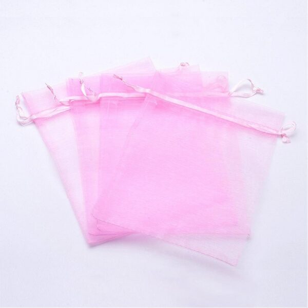 Organza Kott "Pink" 18x13cm
