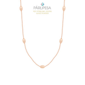 925 Hõbe Kaelakee (Rose Gold)