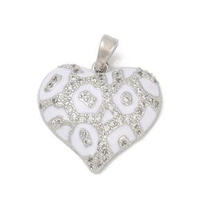 Ripats "Laiguline süda" 19x20x5mm (BMPCZ)