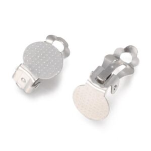 Kõrvarõngatoorikud Klõpsuga 16x10x7mm (Stainless Steel)
