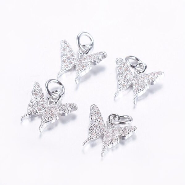 RIPATS "LIBLIKAS" 11x12x2.5MM (PLATINUM PLATED)
