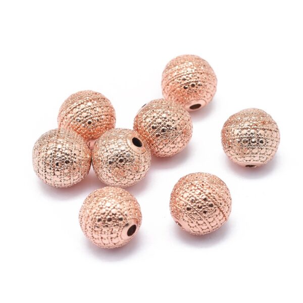 METALLHELMES "DOTS" 9MM (ROSE GOLD)