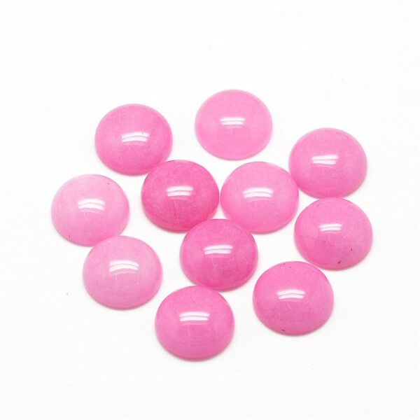 NAT. VALGE JADEIIT "HOT PINK" 10X4-5MM KLEEBITAV (VÄRVITUD)